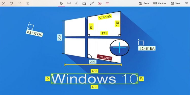 Measure Pixels: Ứng dụng đo khoảng cách, đo góc, xem mã màu,... hình ảnh trên Windows 10