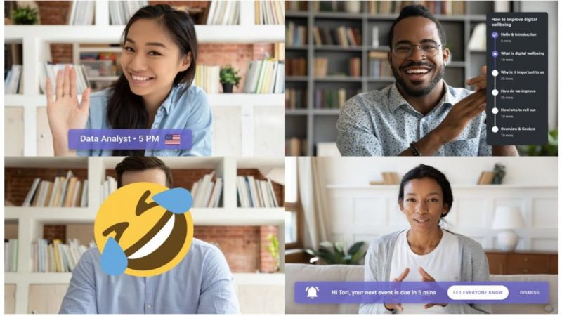 Họp mặt trên Google Meet vui hơn với emoji, ảnh GIF