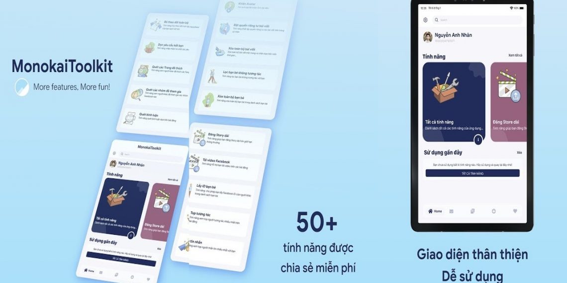 MonokaiToolkit 6 Bộ dụng cụ tuyệt vời cho Facebook di động
