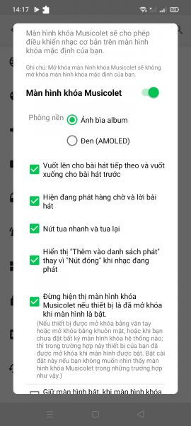 Musicolet Music Player: Trình phát nhạc tiếng Việt không quảng cáo