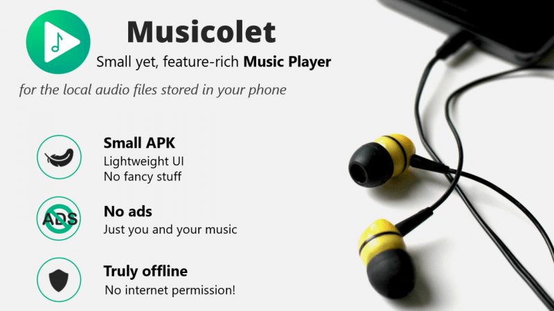 Musicolet Music Player: Trình phát nhạc tiếng Việt không quảng cáo