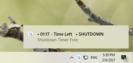 Otopak Shutdown Timer Free: hẹn giờ tắt máy tính Windows 10