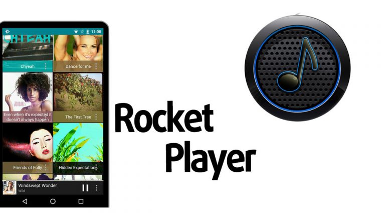 Dùng Rocket Player nghe nhạc, video trên Android