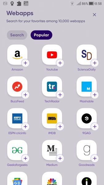Wave: trình duyệt khép kín dành cho Android