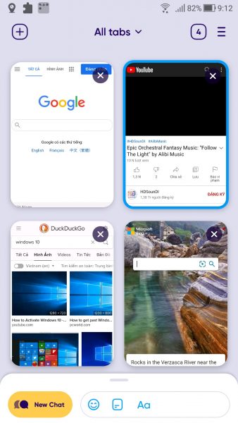 Wave: trình duyệt khép kín dành cho Android