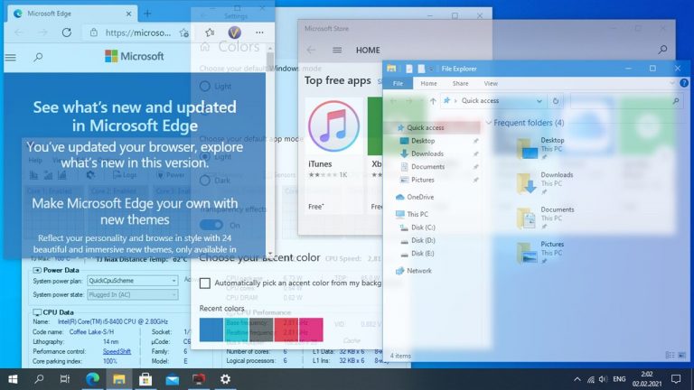 WindowTransparent+: Cách mang giao diện Aero, Fluent,…
