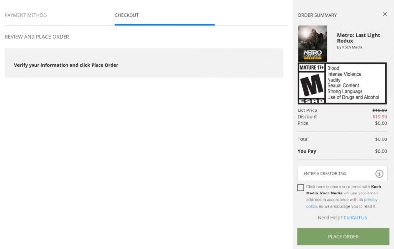 Đang miễn phí 2 game For the King và Metro: Last Light Redux rất hay