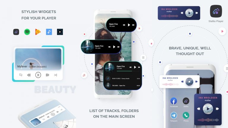 Cách thêm widget bên ngoài cho trình phát nhạc trên Android