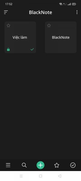 BlackNote: Ghi chú trên Android hỗ trợ nhiều tính năng