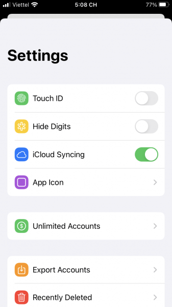 Bulwar‪k: Ứng dụng lấy mã xác thực 2 bước đẹp mắt và miễn phí cho iOS