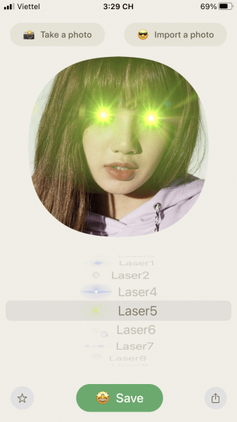 Laserhouse: Tạo ảnh avatar phóng tia laser như Superman