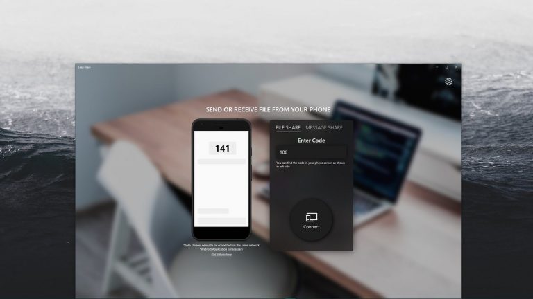 Leap Share: Chép file vào Windows 10 từ điện thoại Android