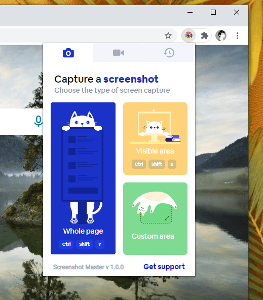 Screeny: Tiện ích dễ thương chụp ảnh, quay video màn hình trên Chrome