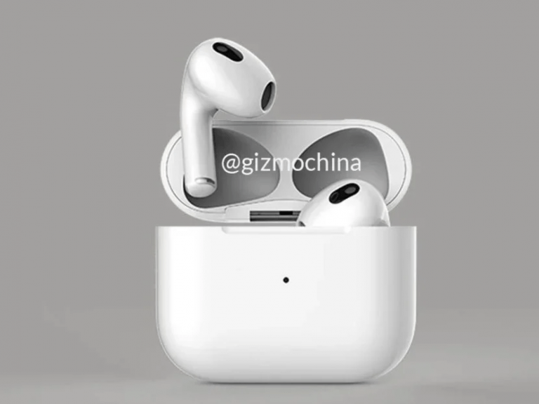 Apple AirPods 3 lộ ảnh render