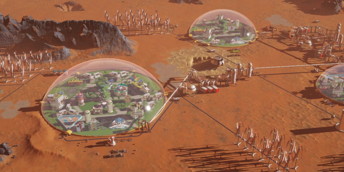Lại miễn phí game mô phỏng xây dựng và quản lý Surviving Mars
