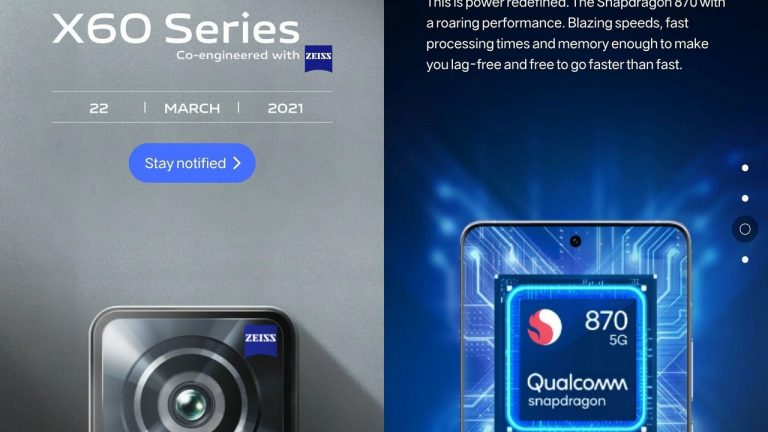 Vivo X60 với Snapdragon 870 sẽ ra mắt vào ngày 22/3