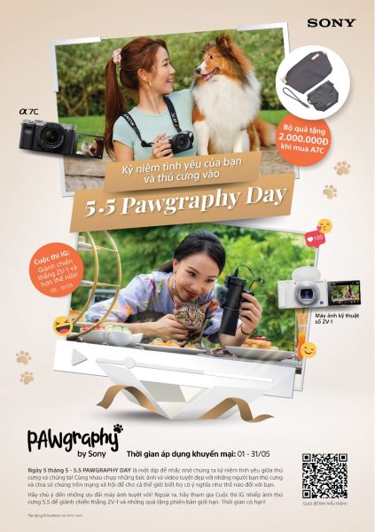 Pawgraphy 5.5: Ngày hội nhiếp ảnh và quay phim thú cưng  