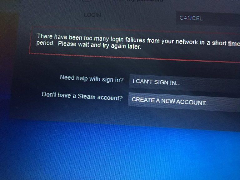 Cách khắc phục lỗi đăng nhập Steam quá nhiều lần