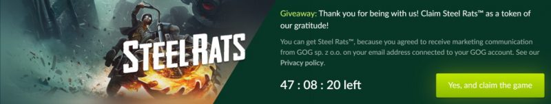 Đang miễn phí game Steel Rats chỉ 48 tiếng