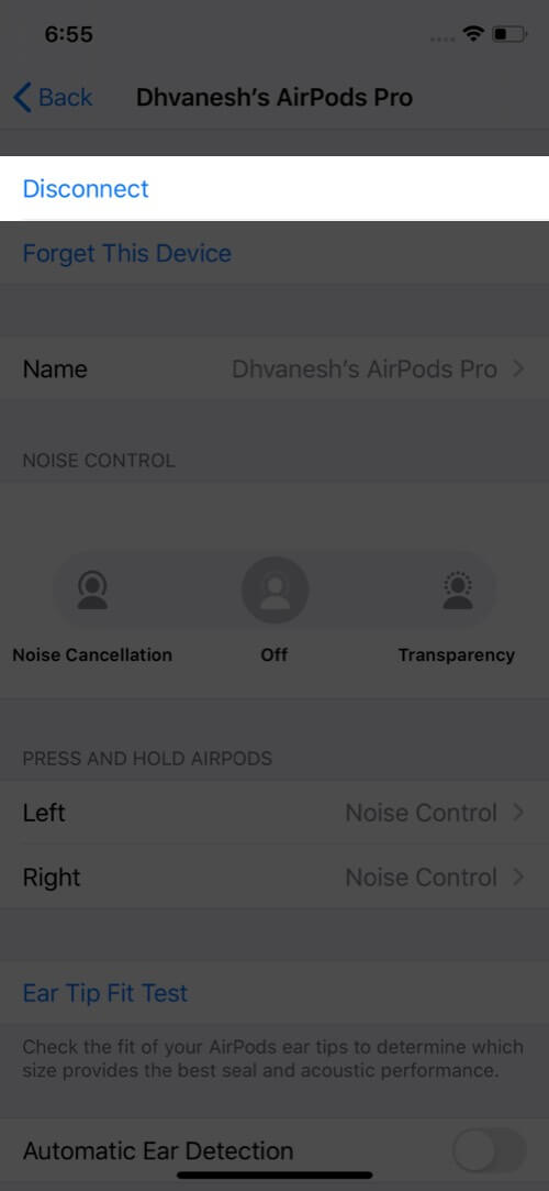 Kết nối lại AirPods Pro với iPhone hoặc Mac của bạn