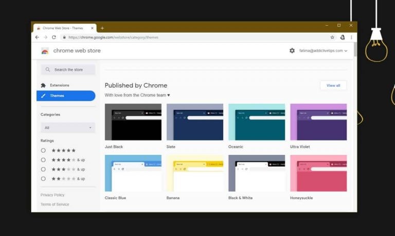 Cách cài đặt và gỡ cài đặt theme trên Chrome