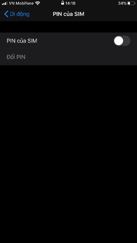 Đổi PIN cho SIM iPhone