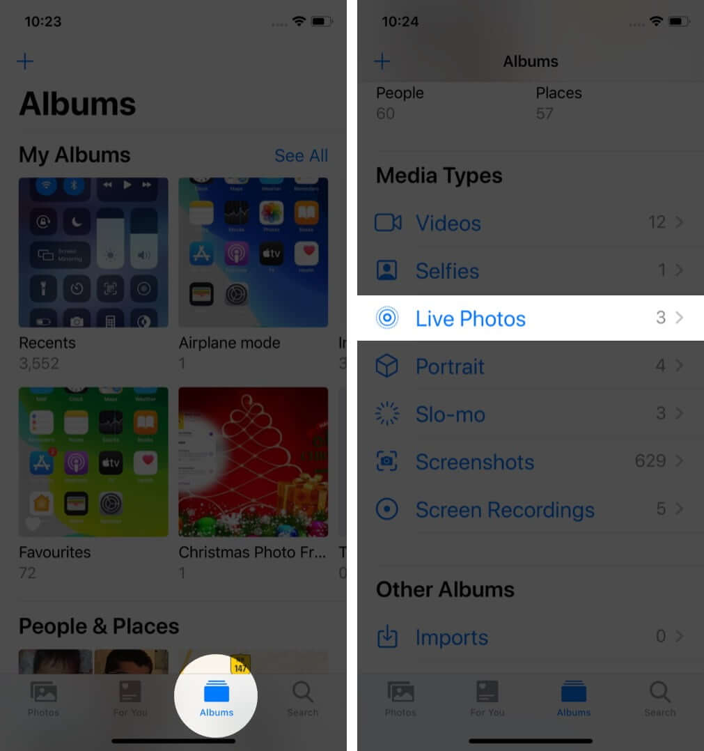 Cách đặt ảnh động riêng làm hình nền trên iPhone