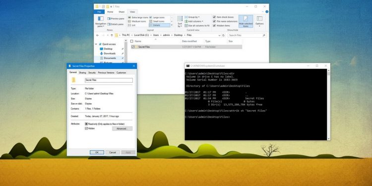 Cách thay đổi ngày tạo file trên Windows 10