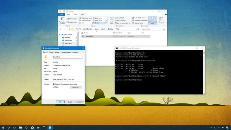 Cách thay đổi ngày tạo file trên Windows 10