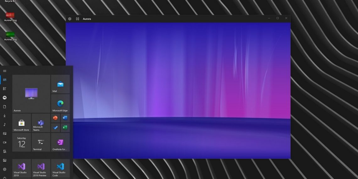 Aurora: Ảnh nền cực quang cực đẹp cho Windows 10