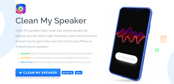 Clean My Speaker: Làm sạch bụi trong loa iPhone, điện thoại Android