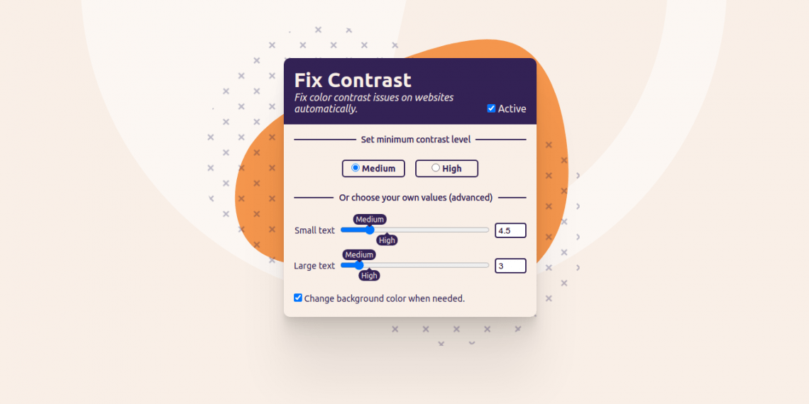 Fix Contrast: Cải thiện chất lượng hiển thị văn bản trên trang web