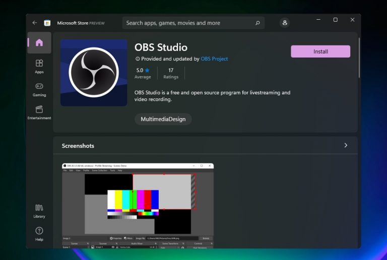 OBS Studio, Canva, WinZip đã có trên Microsoft Store