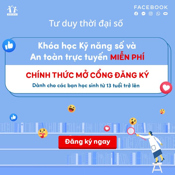 Facebook và HOCMAI tiếp tục triển khai chương trình học trực tuyến miễn phí “Tư duy thời đại số” Facebook và HOCMAI tiếp tục triển khai chương trình học trực tuyến miễn phí “Tư duy thời đại số”