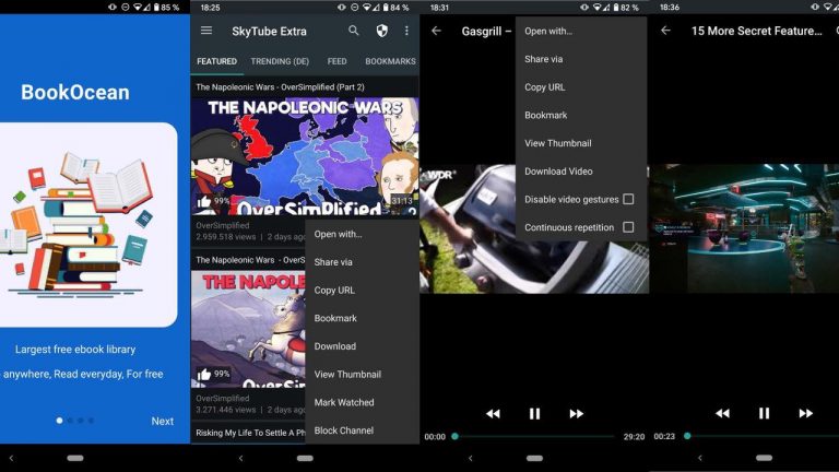 SkyTube: Xem video YouTube không quảng cáo, tải và lưu vào thiết bị Android