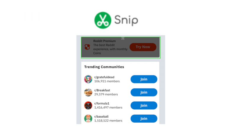 Snip: Ẩn bớt menu, nút like, quảng cáo,… trên trang web