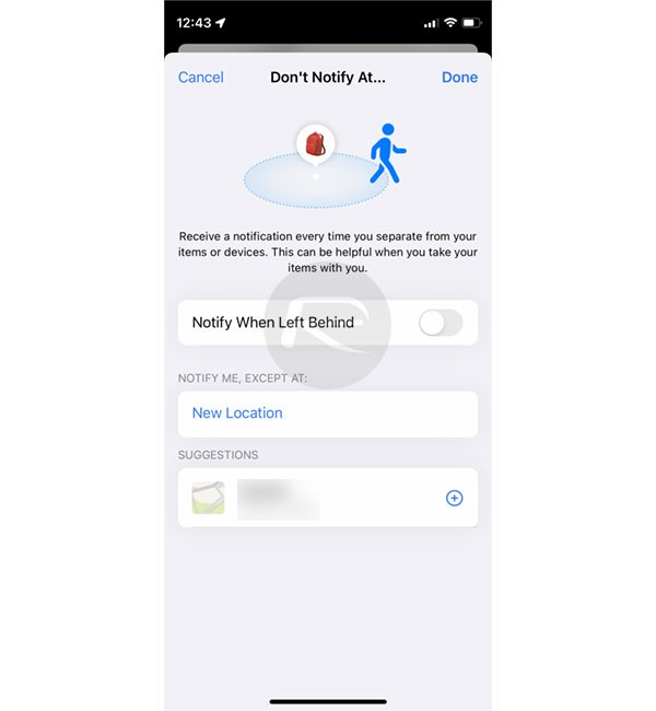 iOS 15 cảnh báo bạn khi bạn bỏ quên AirTag hoặc AirPods