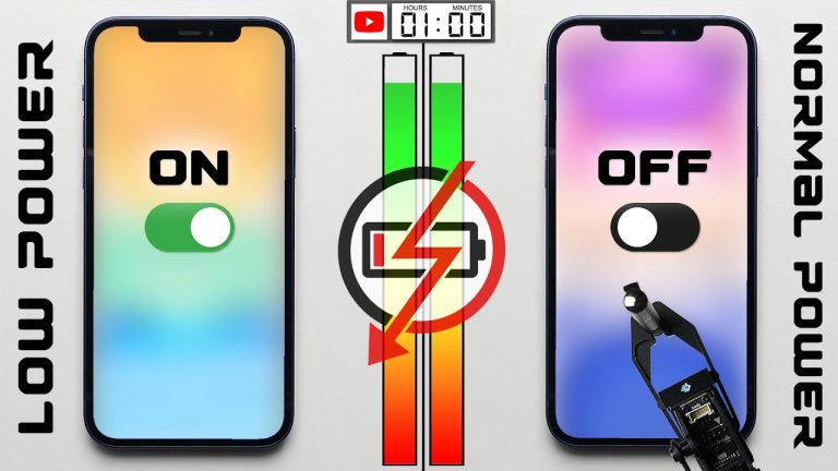 So sánh chế độ tiết kiệm pin và chế độ bình thường trên iPhone