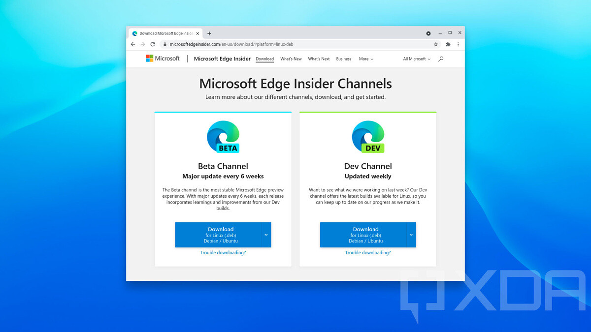 Microsoft Edge ChromeOS