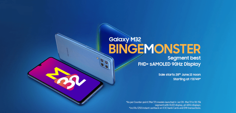 Galaxy M32 ra mắt tại Ấn Độ