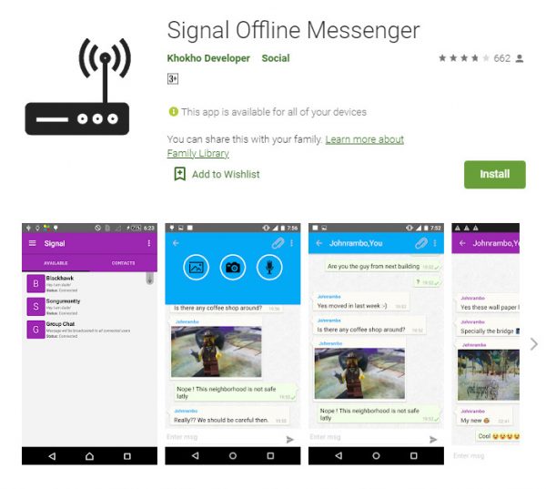 signal offline messenger apk