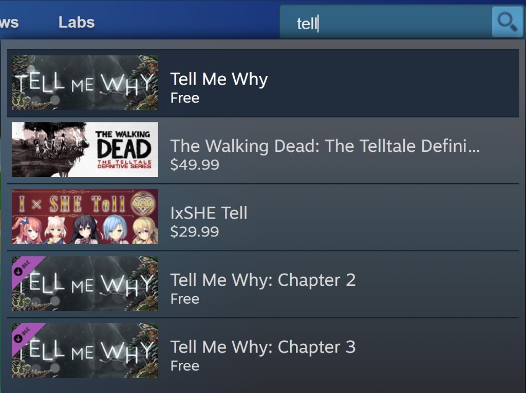 download free tell me why steam