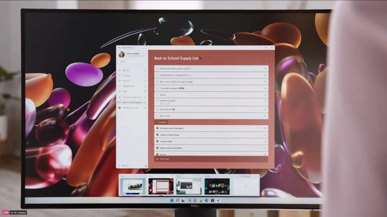 Windows 11 cho phép dùng ảnh nền tuỳ chỉnh trên virtual desktop