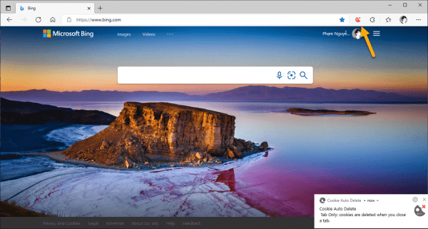 Cách xóa cookie trang web tự động khi đóng tab, trình duyệt