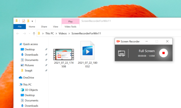 Screen Recorder for Windows 11: Ứng dụng quay video màn hình không giới hạn cho Windows 11