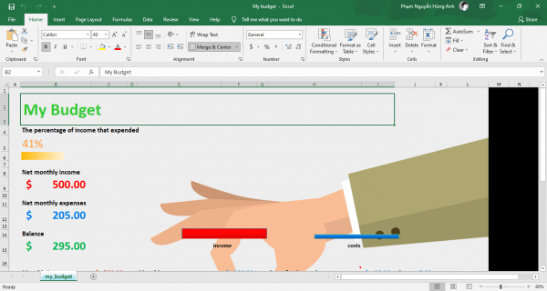 Tải ngay 24 mẫu bảng tính Excel đẹp mắt