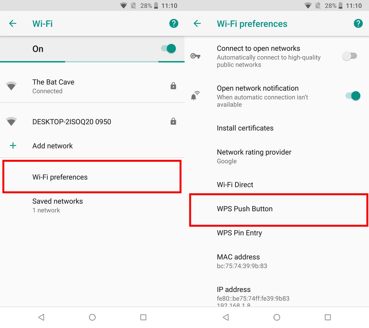 Cách Kết Nối Wi-Fi Bằng Wps Trên Android