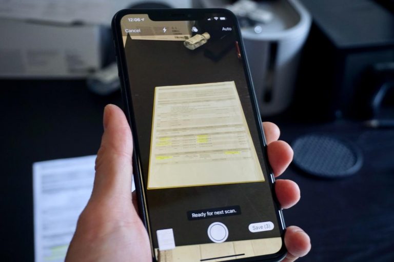 Cách quét tài liệu trên iPhone