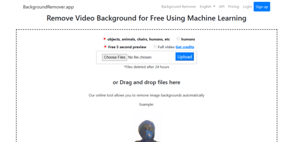 BackgroundRemover.app: Tách nền video miễn phí