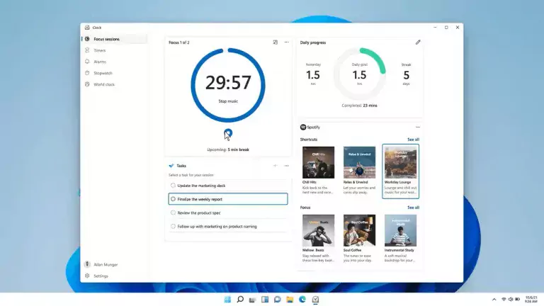 Focus sessions sử dụng thế nào trên Windows 11?